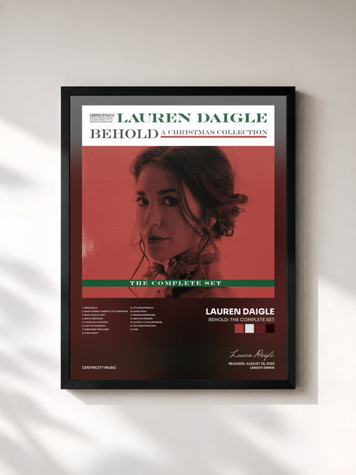 Lauren Daigle · Behold: The Complete Set — Affiche encadrée