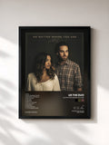#noir Tableau de l'album No Matter Where You Are de Us The Duo, cadre noir, imprimé et encadré en France