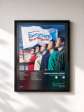 #noir Tableau de l'album Everything to Everyone de Barenaked Ladies, cadre noir, imprimé et encadré en France