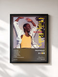 #noir Tableau de l'album Triumph de Philip Bailey, cadre noir, imprimé et encadré en France