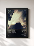 #noir Tableau de l'album If You Leave de DAUGHTER, cadre noir, imprimé et encadré en France