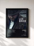 #noir Tableau de l'album Lee Brice de Lee Brice, cadre noir, imprimé et encadré en France