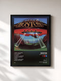 #noir Tableau de l'album Don't Look Back de Boston, cadre noir, imprimé et encadré en France