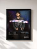 #noir Tableau de l'album Stereotype Broken de Cole Swindell, cadre noir, imprimé et encadré en France
