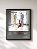 #noir Tableau de l'album Joe Cool's Blues de Wynton Marsalis, cadre noir, imprimé et encadré en France