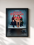 #noir Tableau de l'album Finally It’s Christmas de Hanson, cadre noir, imprimé et encadré en France