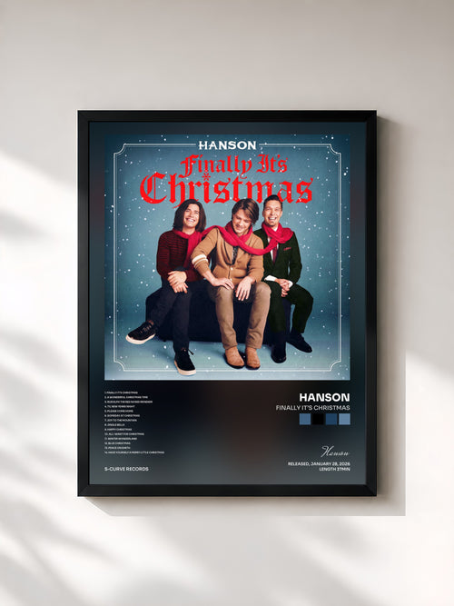 Hanson · Finally It’s Christmas — Affiche encadrée