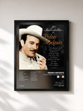 #noir Tableau de l'album 20 Inolvidables de Pedro Infante de Pedro Infante, cadre noir, imprimé et encadré en France