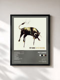 #noir Tableau de l'album Joy Of Nothing de Foy Vance, cadre noir, imprimé et encadré en France