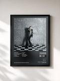 #noir Tableau de l'album Pointy Heights de Foushee, cadre noir, imprimé et encadré en France