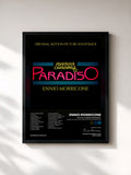 #noir Tableau de l'album Nuovo Cinema Paradiso (Original Motion Picture Soundtrack) (Remastered Edition) de Ennio Morricone, cadre noir, imprimé et encadré en France