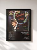 #noir Tableau de l'album 2:00 A.M. Paradise Cafè de Barry Manilow, cadre noir, imprimé et encadré en France