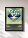 #noir Tableau de l'album Lightning EP de Cash Cash, cadre noir, imprimé et encadré en France