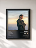 #noir Tableau de l'album these words are all for you de WRABEL, cadre noir, imprimé et encadré en France