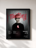 #noir Tableau de l'album At Heart de Miss May I, cadre noir, imprimé et encadré en France