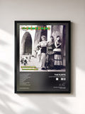 #noir Tableau de l'album Questions From The Heart de The Flirts, cadre noir, imprimé et encadré en France