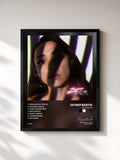 #noir Tableau de l'album Zeynodisco de Zeynep Bastık, cadre noir, imprimé et encadré en France