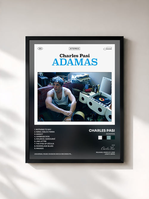Charles Pasi · Adamas — Affiche encadrée