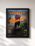#noir Tableau de l'album Abfahrt (Remixe) de FiNCH, cadre noir, imprimé et encadré en France