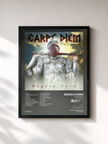 #noir Tableau de l'album Carpe Diem (Full Experience) de Regulo Caro, cadre noir, imprimé et encadré en France