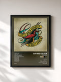 #noir Tableau de l'album Sometimes de City and Colour, cadre noir, imprimé et encadré en France
