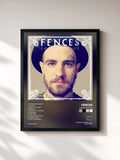 #noir Tableau de l'album Lesser Oceans de Fences, cadre noir, imprimé et encadré en France