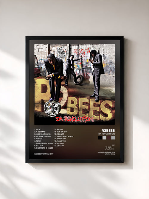 R2bees · Da Revolution — Affiche encadrée
