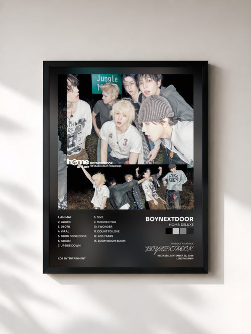 BOYNEXTDOOR · HOME: DELUXE — Affiche encadrée