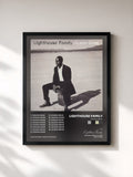 #noir Tableau de l'album Ocean Drive de Lighthouse Family, cadre noir, imprimé et encadré en France