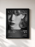 #noir Tableau de l'album Purpose - The 2nd Album de TAEYEON, cadre noir, imprimé et encadré en France