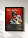 #noir Tableau de l'album Cha Cha De Amor de Dean Martin, cadre noir, imprimé et encadré en France