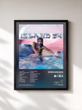#noir Tableau de l'album Island 54 de Stefflon Don, cadre noir, imprimé et encadré en France