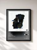 #noir Tableau de l'album low kii savage de Kiiara, cadre noir, imprimé et encadré en France