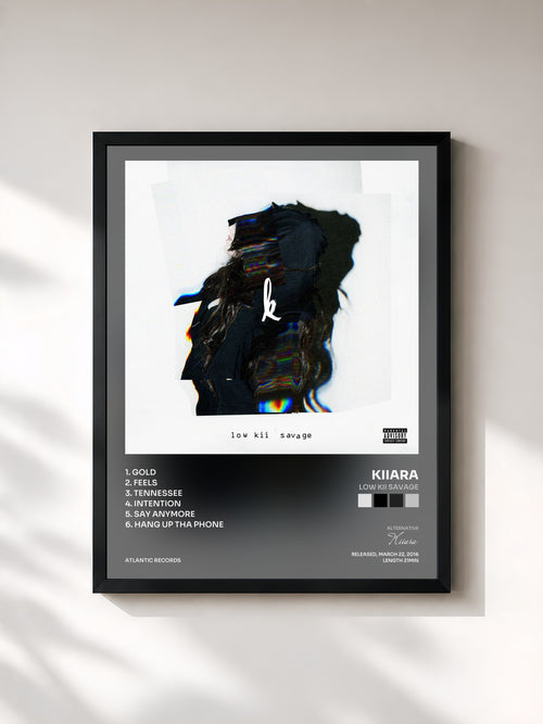 Kiiara · low kii savage — Affiche encadrée