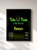 #noir Tableau de l'album Take Ü There (feat. Kiesza) (Remixes) de Jack Ü, cadre noir, imprimé et encadré en France