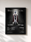 #noir Tableau de l'album Huncholini The 1st de M Huncho, cadre noir, imprimé et encadré en France