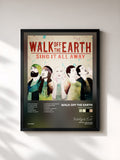 #noir Tableau de l'album Sing It All Away de Walk Off the Earth, cadre noir, imprimé et encadré en France