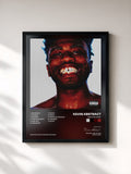 #noir Tableau de l'album ARIZONA BABY de Kevin Abstract, cadre noir, imprimé et encadré en France