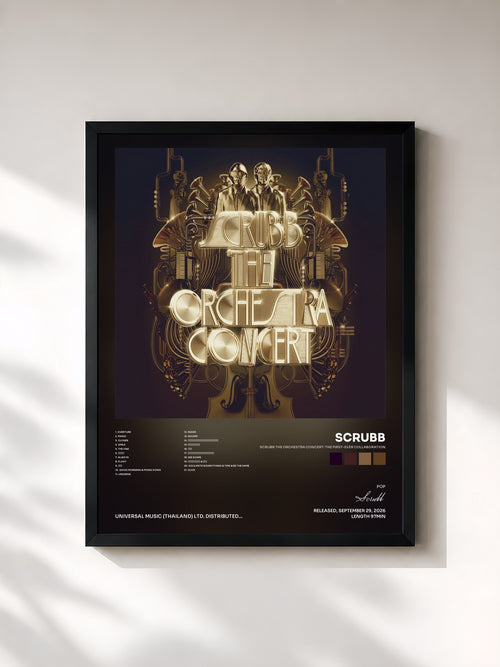 Scrubb · SCRUBB The Orchestra Concert: The First-Ever Collaboration — Affiche encadrée