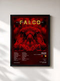 #noir Tableau de l'album Falco - Sterben um zu Leben de Falco, cadre noir, imprimé et encadré en France