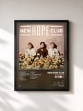 #noir Tableau de l'album New Hope Club de New Hope Club, cadre noir, imprimé et encadré en France