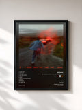 #noir Tableau de l'album If I never know you like this again de Soak, cadre noir, imprimé et encadré en France