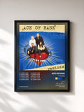 #noir Lucky Love (The Remixes) von Ace of Base als gerahmter Kunstdruck, schwarzer Rahmen, gedruckt und gerahmt in Frankreich