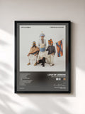 #noir Tableau de l'album Ejército de salvación de Love Of Lesbian, cadre noir, imprimé et encadré en France
