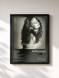 #noir Tableau de l'album Runaway Horses de Belinda Carlisle, cadre noir, imprimé et encadré en France