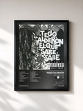 #noir Tableau de l'album El Que Sabe, Sabe de Tego Calderón, cadre noir, imprimé et encadré en France