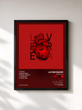 #noir Tableau de l'album Lov for Eva de La Fine Equipe, cadre noir, imprimé et encadré en France