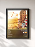 #noir Tableau de l'album By Surprise de Joy Williams, cadre noir, imprimé et encadré en France