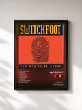 #noir Tableau de l'album New Way To Be Human de Switchfoot, cadre noir, imprimé et encadré en France