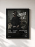 #noir Tableau de l'album The Hollow de Memphis May Fire, cadre noir, imprimé et encadré en France